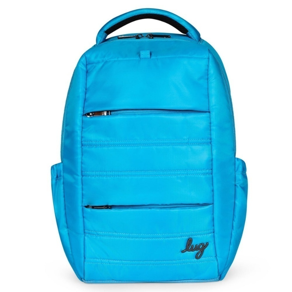 NWT Lug Hopper Backpack Sky Blue Highlighter Neon